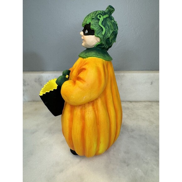 Pumpkin Costume Trick or Treater 11" Halloween HTF Department 56 - Picture 8 of 10